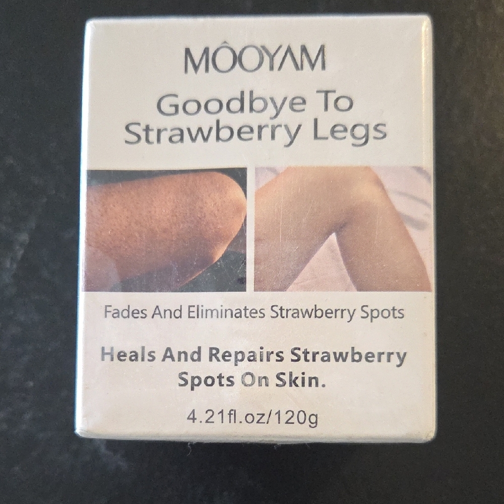 MOOYAM Goodbye To Strawberry Legs Cream New In Sealed Box